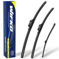 Windshield wiper blades for Audi Q3 2011 2012 2013 2015 2016 2017 2018 Front and Rear Replacement for all-season front wiper blades
