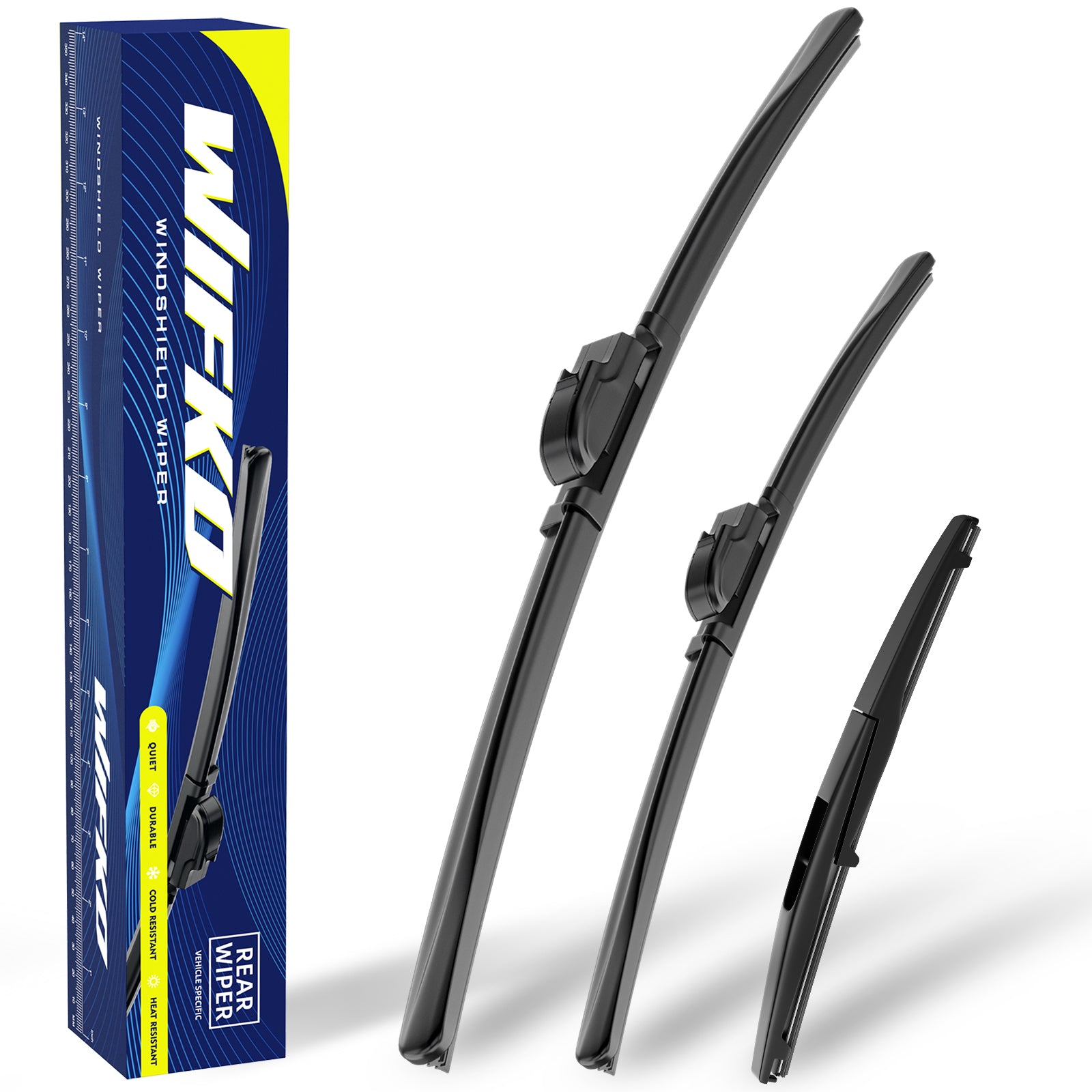 Wifko Windshield Wiper Blades for Honda HR-V 2015-2020, Front and Rear Replacement