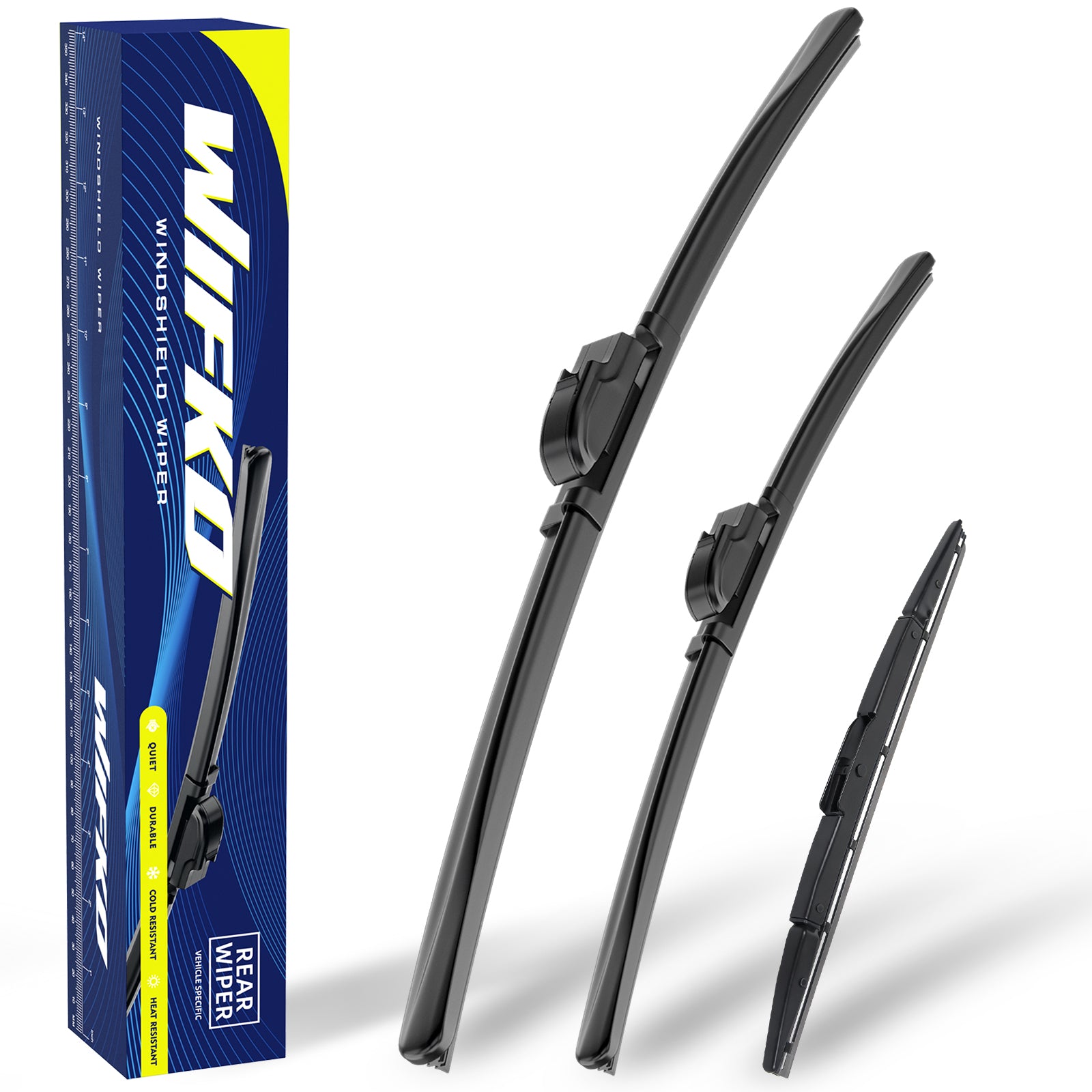 Wifko Windshield Wiper Blades for Honda CR-V 2013-2016, Front and Rear Replacement