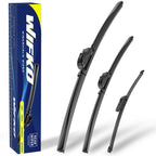 Wifko Wiper Blades for SANTA FE 2024 2025 2026 Front Pair + Rear, Easy Install