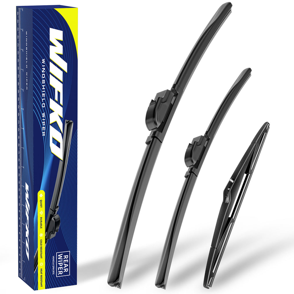 Wifko Windshield Wiper for Hyundai iX35 2010 2011 2012 2013 2014 2015, Replacement For All-season Front and Rear Wipers