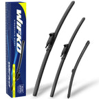 Wiper Blades for BMW 5 2024-2025, Front Pair + Rear, Easy Install