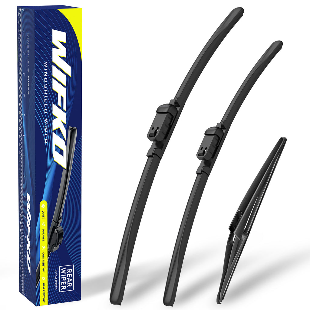 Wifko Windshield Wiper for Hyundai ix20 2010-2020, Replacement For All-season Front and Rear Wipers