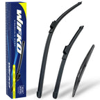 Wifko Windshield Wiper Blades for Honda Jazz 2016-2020, Front and Rear Replacement