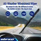 Windshield wiper blades for Audi A6 2012 2013 2015 2016 2017 2018 Front Replacement for all-season front wiper blades
