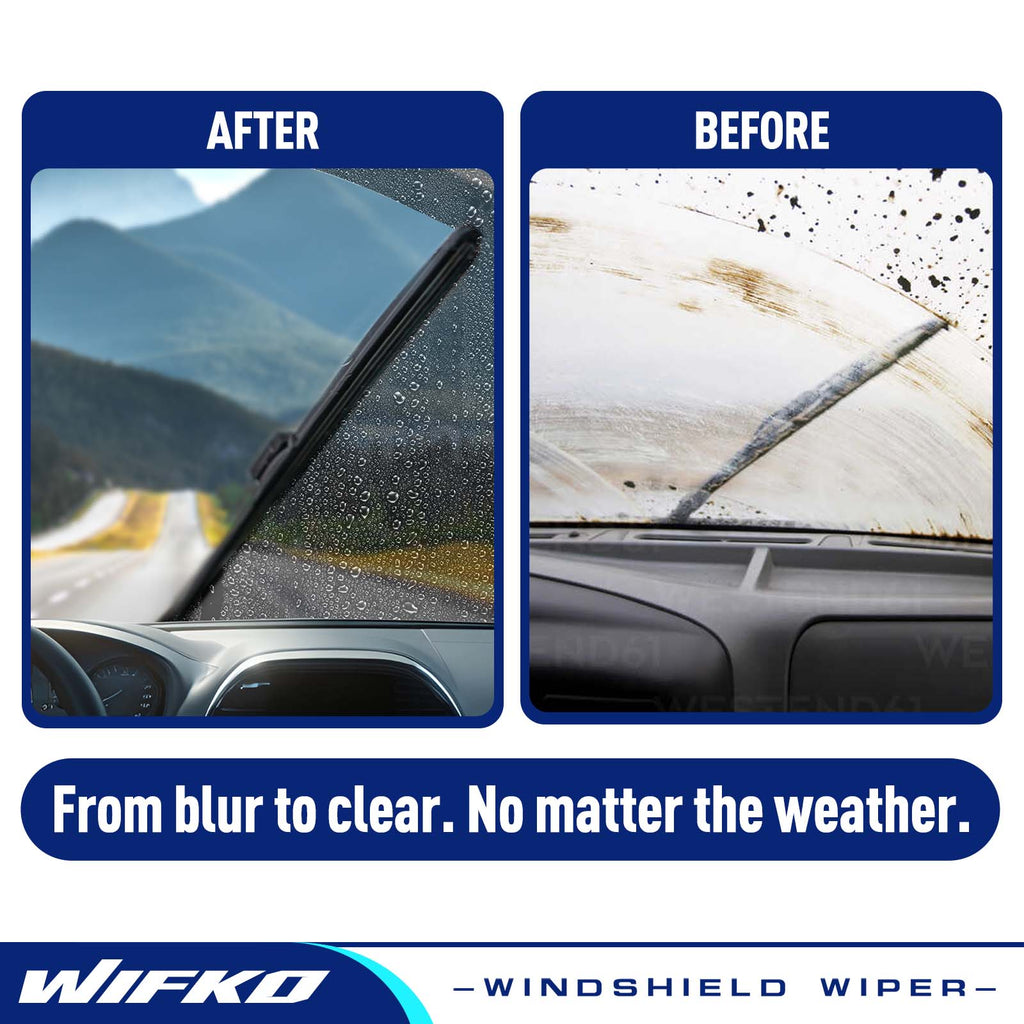 Windshield wiper blades for Audi A5 2012 2013 2015 2016 Front Replacement for all-season front wiper blades