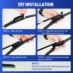 Wifko Windshield Wiper Blades for Honda Civic 2012-2021