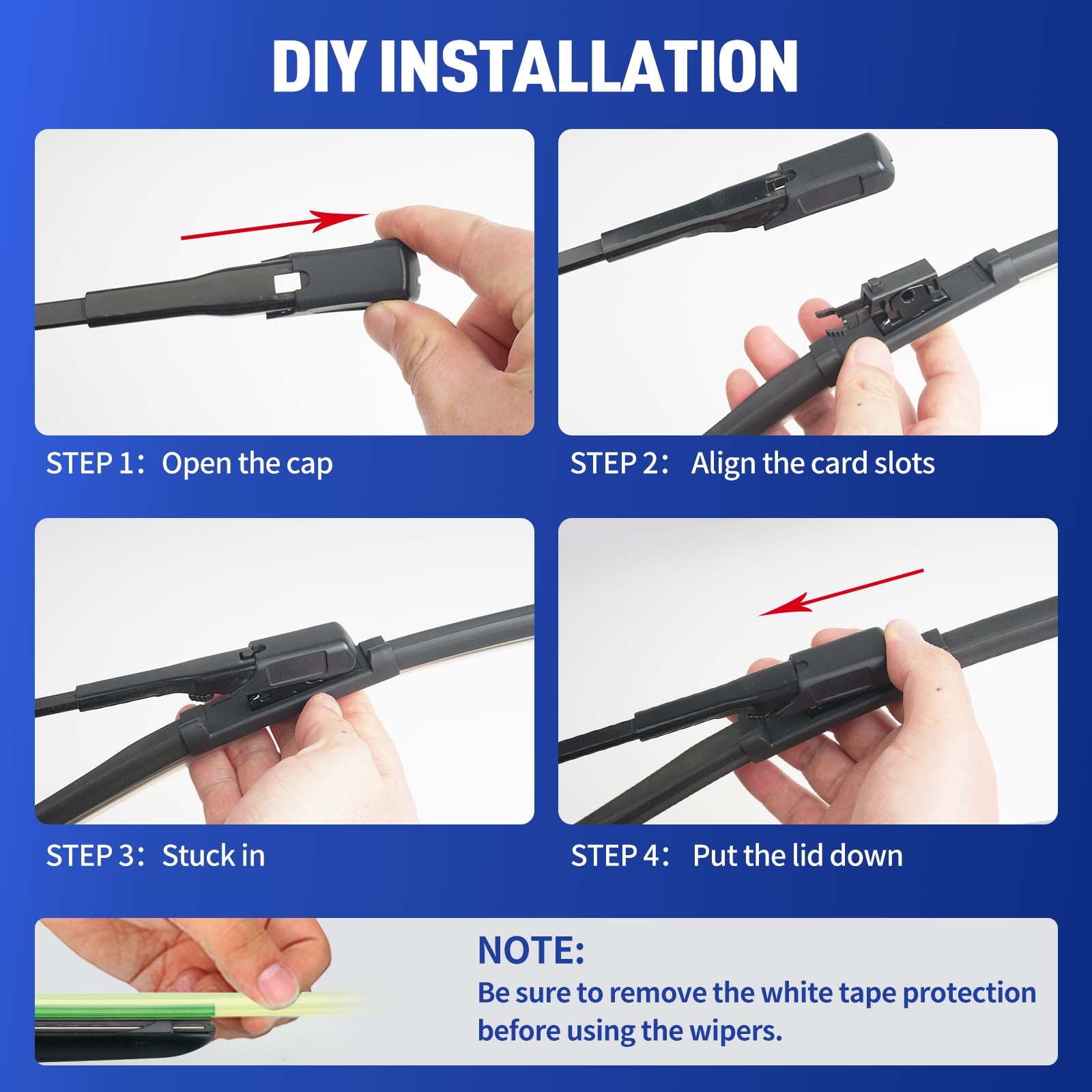 Replacement for Benz A 2016 2017 Front Windshield Wiper Blades-Original Design Style All-seasons Car Window Wipers