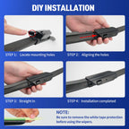 Wiper Blades for BMW 1 2020-2024, Front Pair, Easy Install